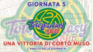 Toto Fantasy League - Giornata 5