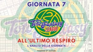 Toto Fantasy League - Giornata 7