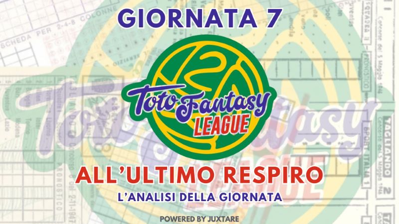 Toto Fantasy League - Giornata 7