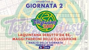 Toto Fantasy League 2025-26 - Giornata 2